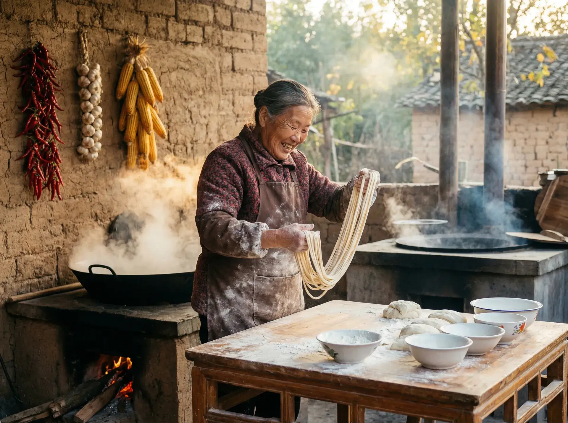 农家大嫂手擀面 - 妈妈的朋友在线看线观看 乡村美食